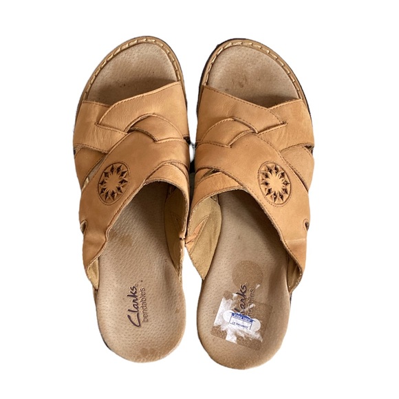 Clarks Shoes - Clark’s Sandals.  Never worn outside the house.